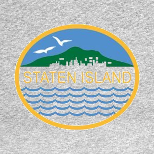 The Borough flag of Staten Island by mplusshift2